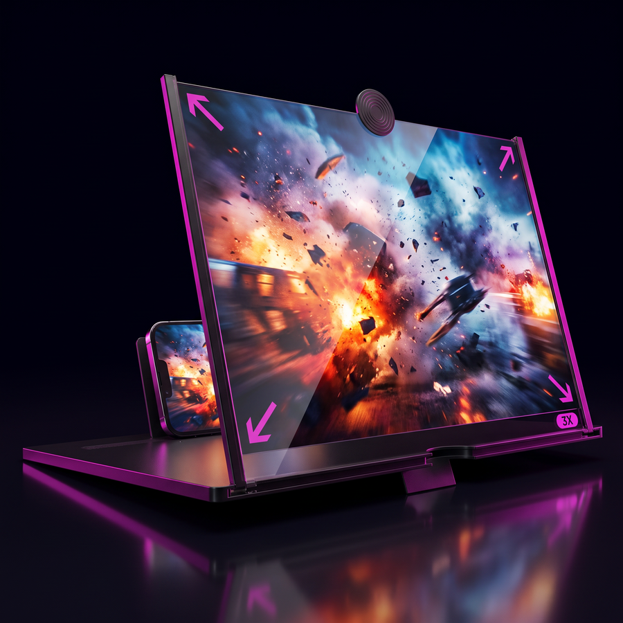 3× bigger screen